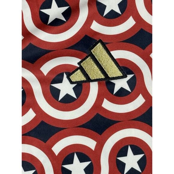 2023 New Adidas MLS x Marvel Preshi US Captain America AOP Soccer Jersey Small - Picture 4 of 10